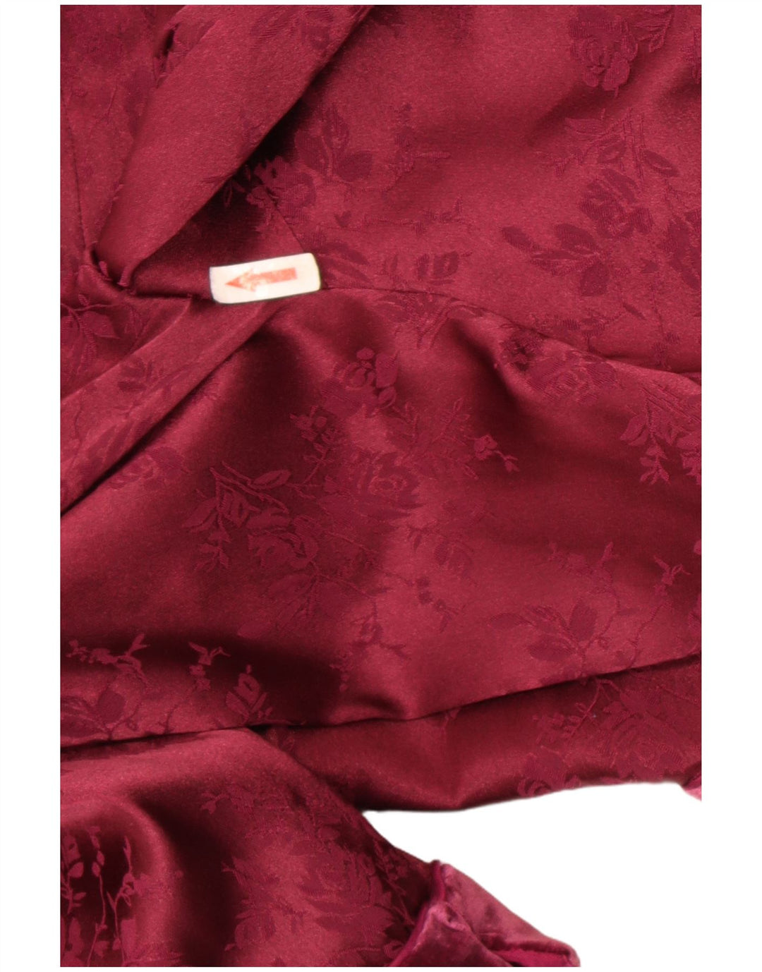 Blunauta Jachetă Blazer Oversized 3 Nasturi Femei IT 38 XS Burgundy Floral