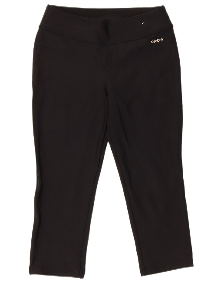 Pantaloni Capri pentru femei Reebok W28 L19 Nylon negru