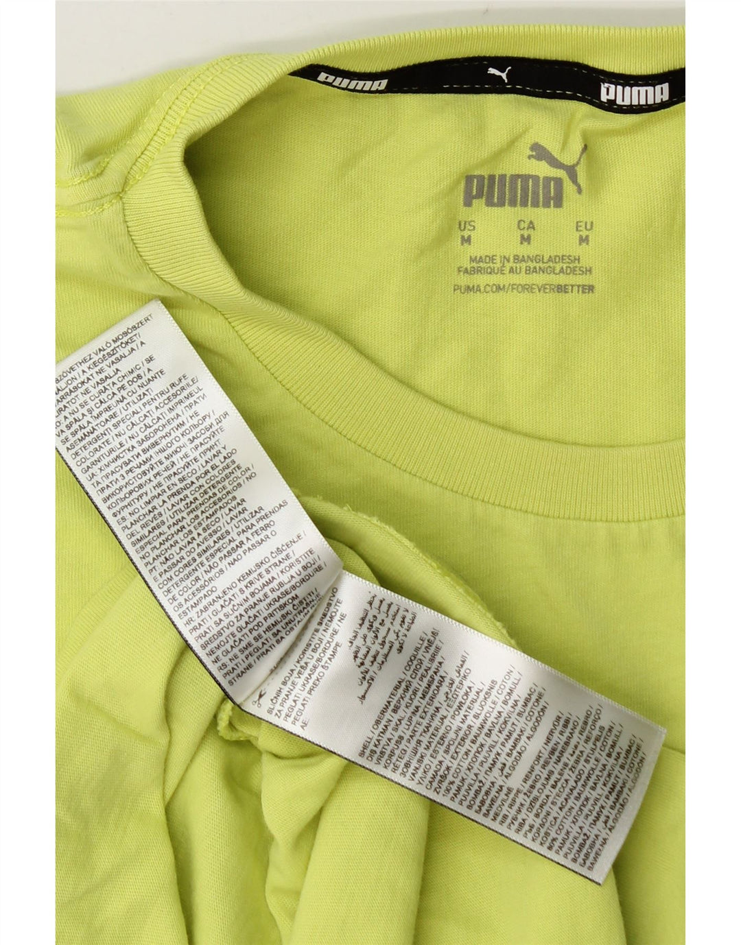 Vestă grafică PUMA pentru bărbați, bumbac verde mediu