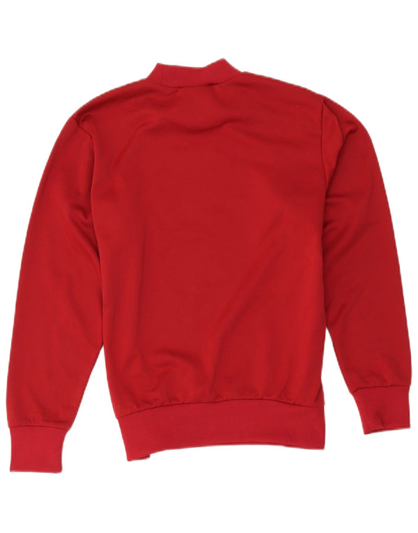 Pulover pentru bărbați Diadora XS, roșu, poliester color bloc