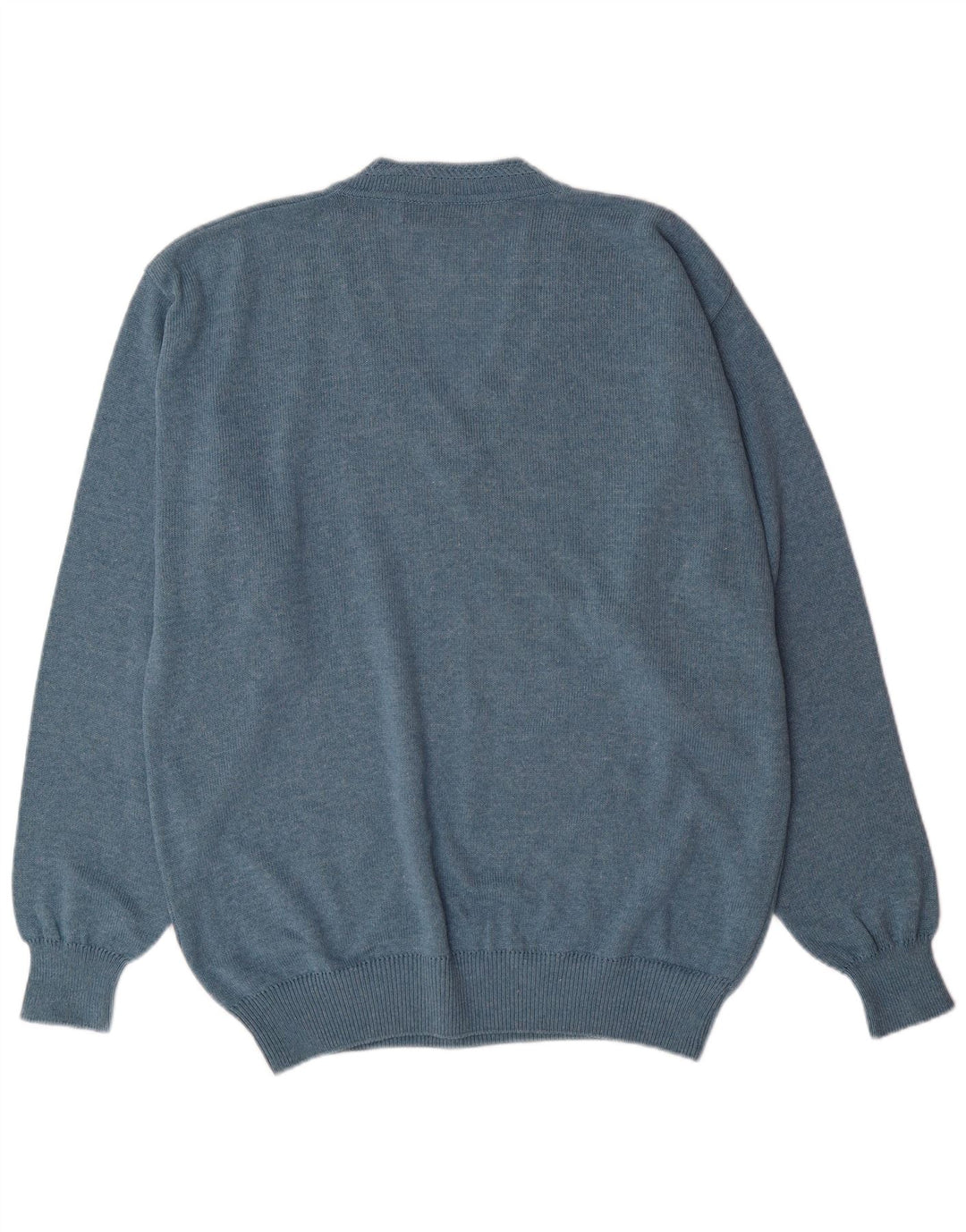 FRANK ALEXS Pulover cu decolteu în V pentru bărbați IT 54 XL Bumbac geometric albastru