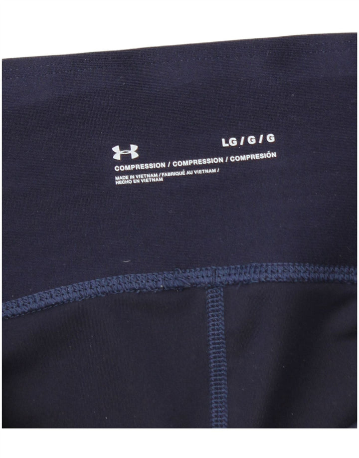 Leggings pentru femei Under Armour UK 14, mare, bleumarin