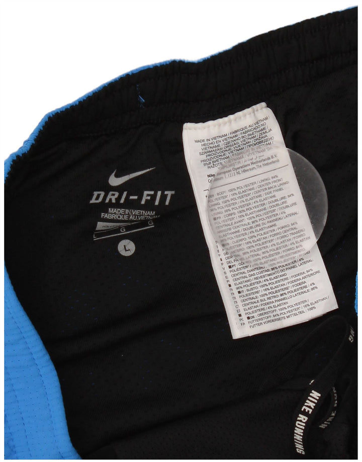 Pantaloni scurți sport Nike Dri Fit pentru bărbați, mari, albastru, poliester