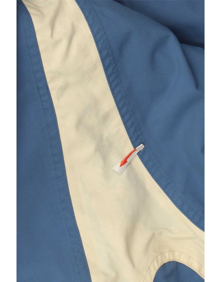 Jachetă de vânt cu glugă Helly Hansen pentru bărbați UK 40, mare, albastru, color block