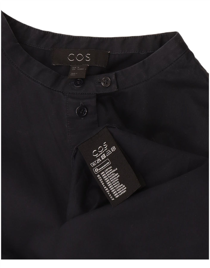 Rochie cămașă supradimensionată pentru femei Cos EU 36 Bumbac bleumarin mic