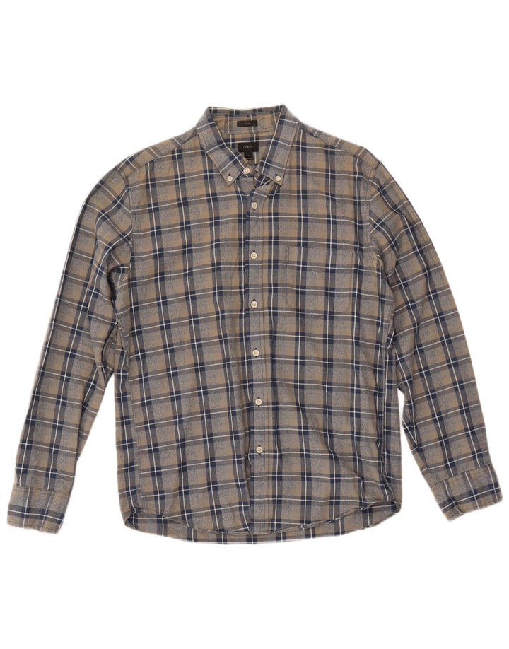 Cămașă pentru bărbați J. Crew Slim Fit, mare, multicolor, din bumbac cu carouri