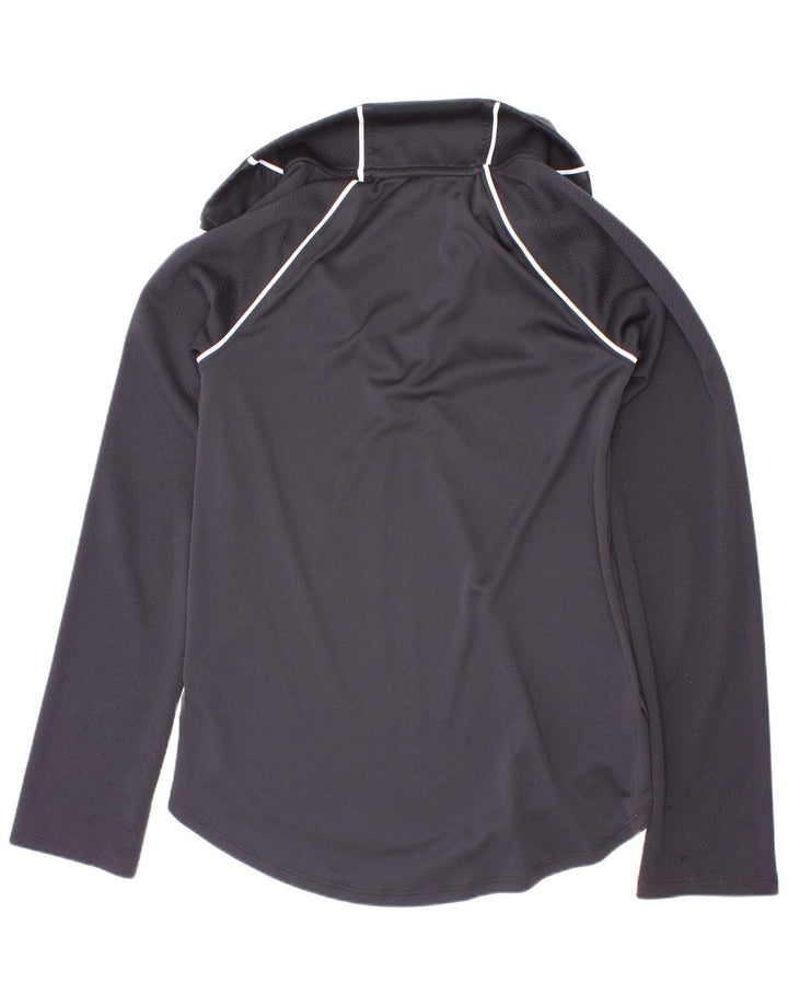 Under Armour Fete Fitted Graphic Top Maneca Lunga 9-10 Ani Mediu Negru
