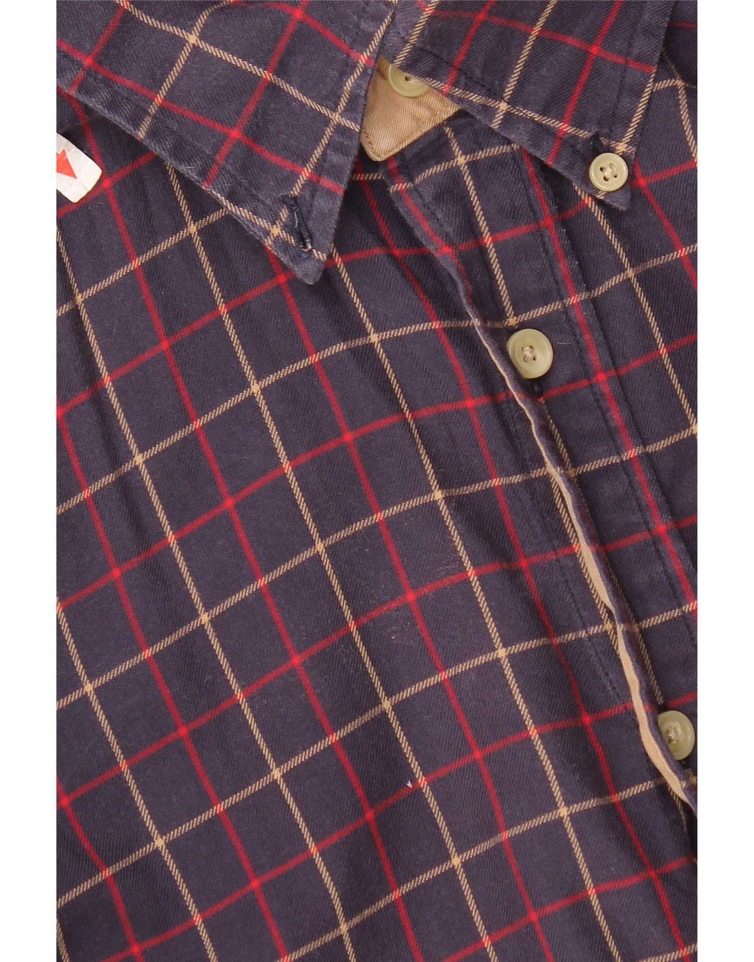Cămașă de flanel pentru bărbați Tommy Hilfiger, bumbac cu carouri, albastru bleumarin