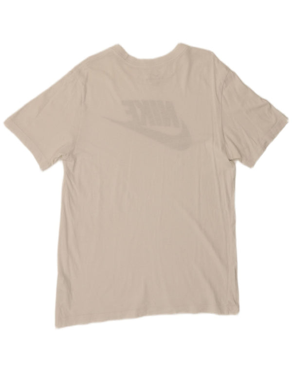 Tricou grafic pentru bărbați Nike Top Medium White Bumbac