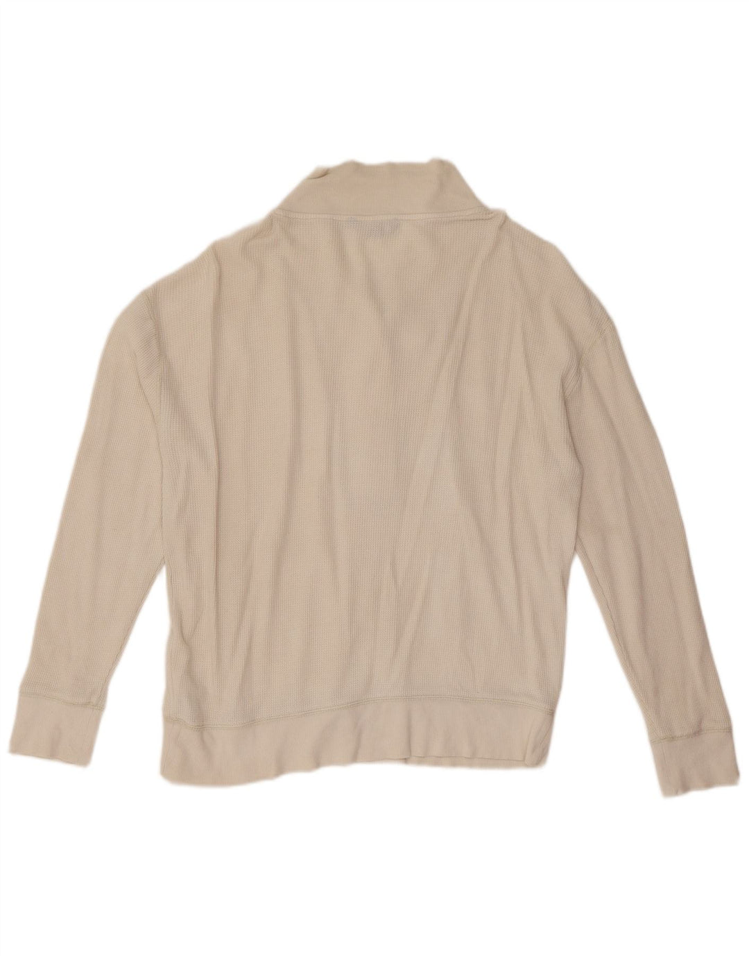 Pulover pentru femei Ralph Lauren cu gât cu nasturi Pulover UK 14 Bumbac alb mediu