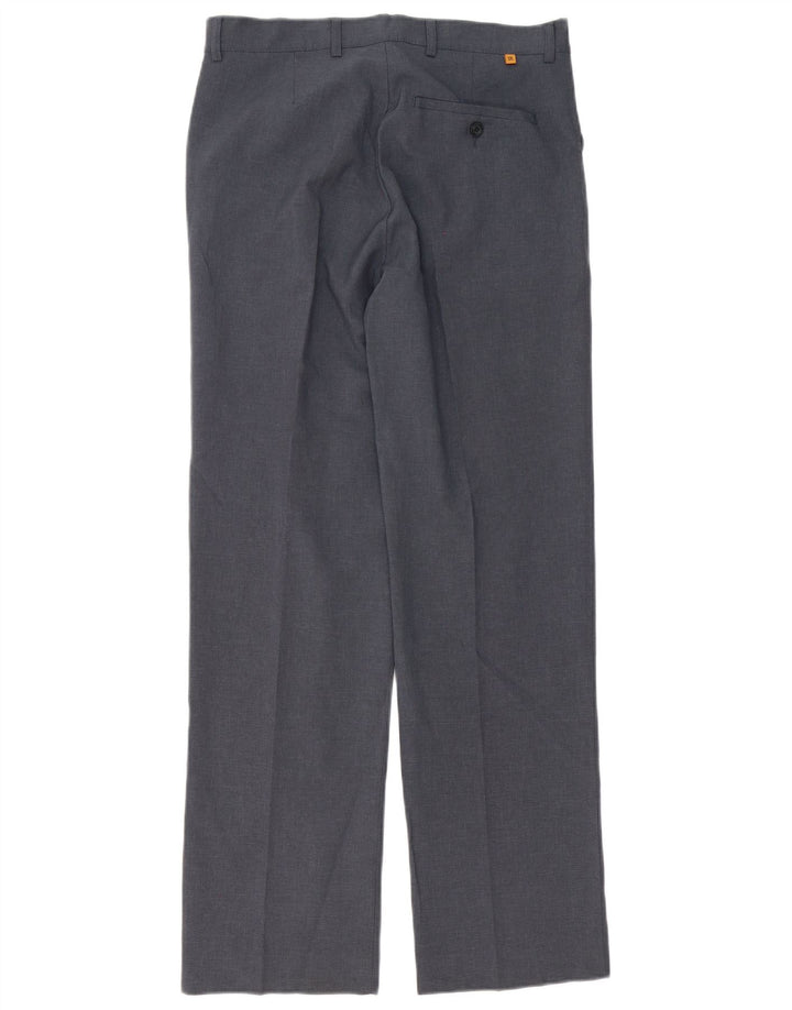 Pantaloni casual drepti pentru bărbați FARAH W32 L31 poliester gri