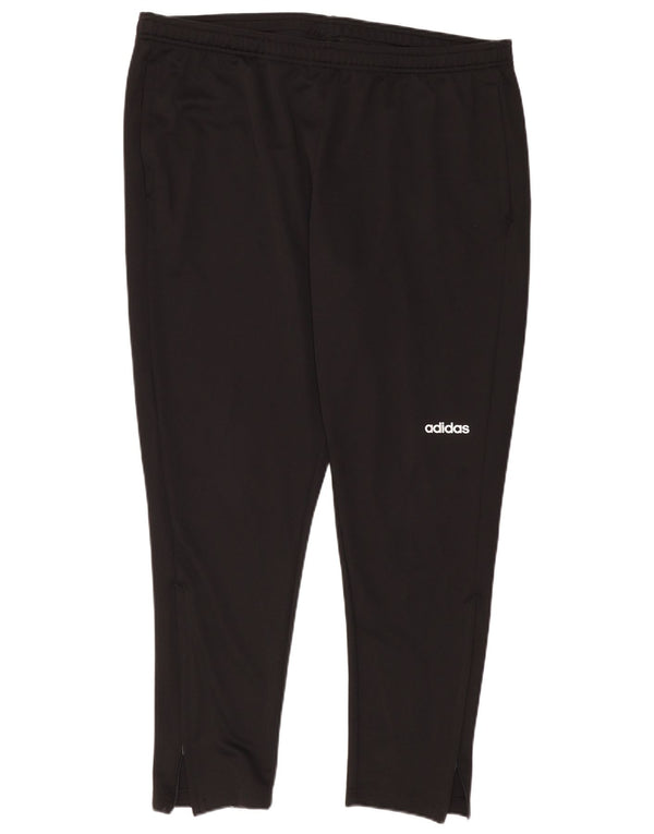Pantaloni de trening ADIDAS pentru bărbați UK 52/54 2XL Poliester negru
