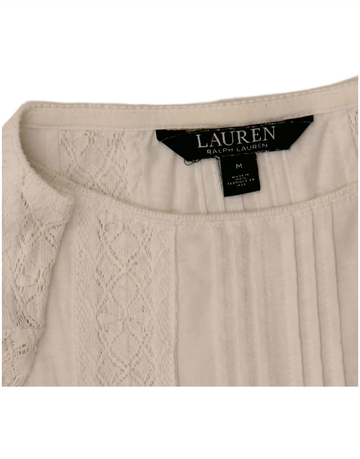 Bluză pentru femei Ralph Lauren UK 14 Medium White