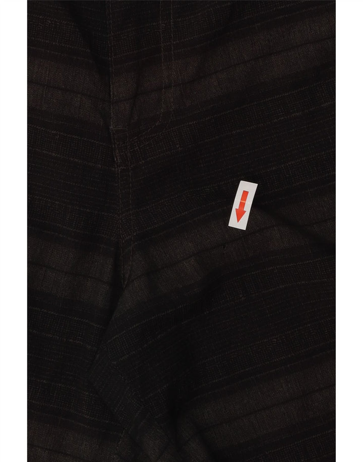 Pantaloni scurți cargo pentru bărbați VOLCOM W32 poliester cu dungi gri mari