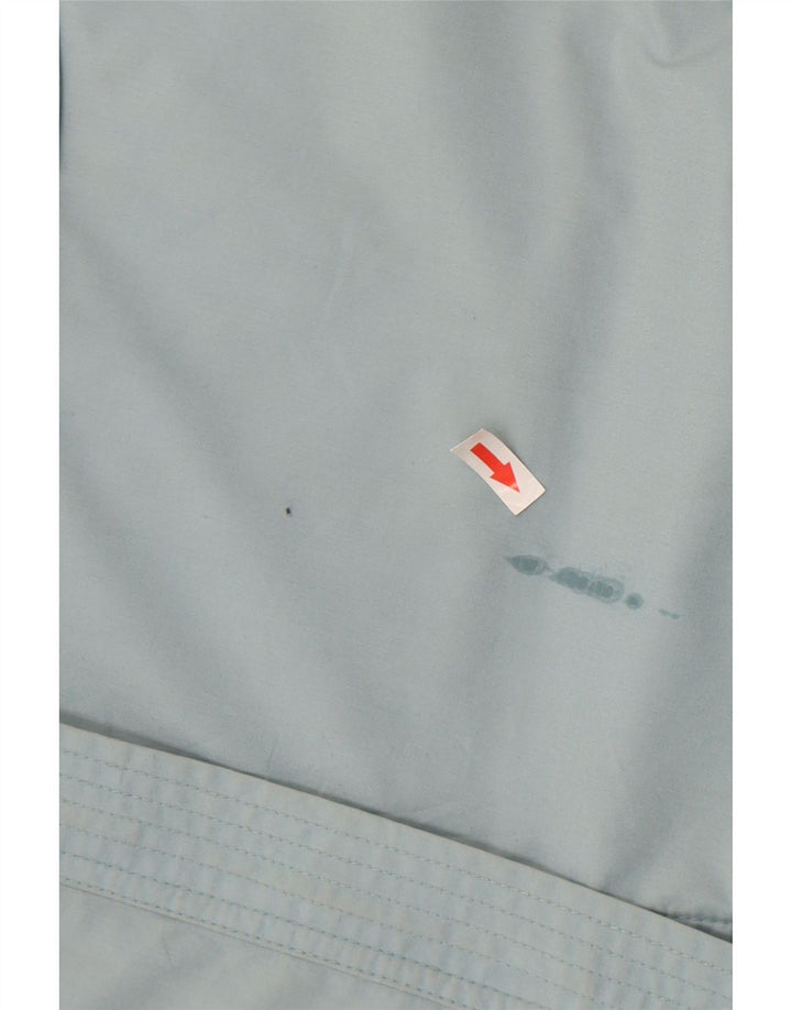 Jachetă vintage cu glugă pentru femei UK 18 XL Albastru