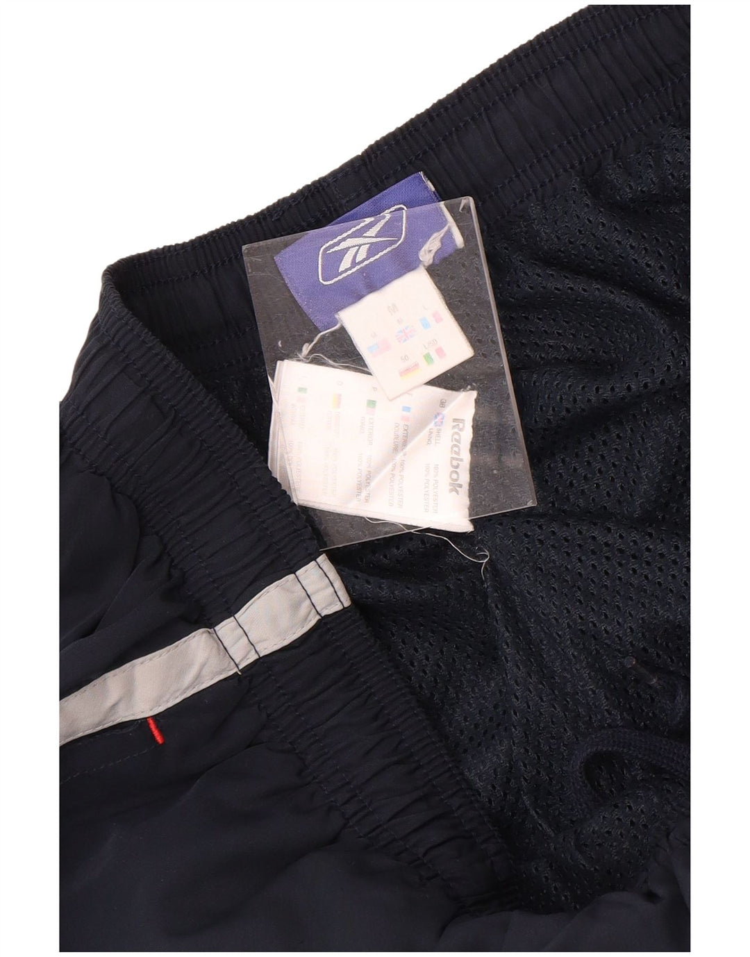 Bermude sport Reebok pentru bărbați, poliester mediu albastru