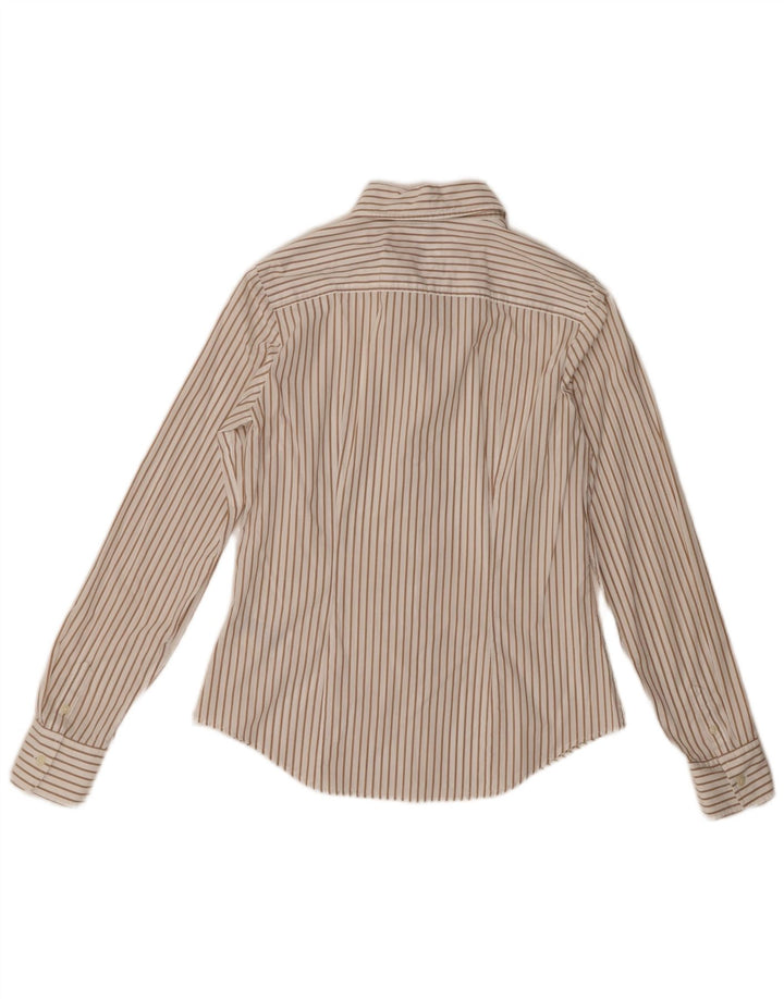 Cămașă stretch pentru femei Tommy Hilfiger US 8 Medium Beige, bumbac cu dungi