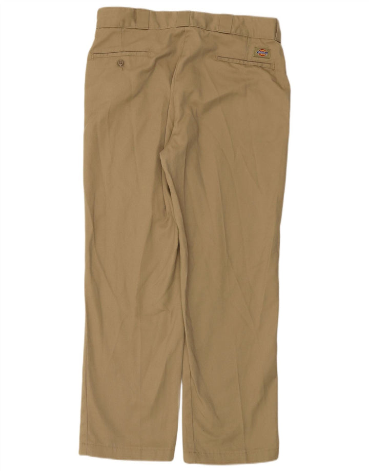 Pantaloni chino drepți pentru bărbați Dickies W36 L30 poliester bej