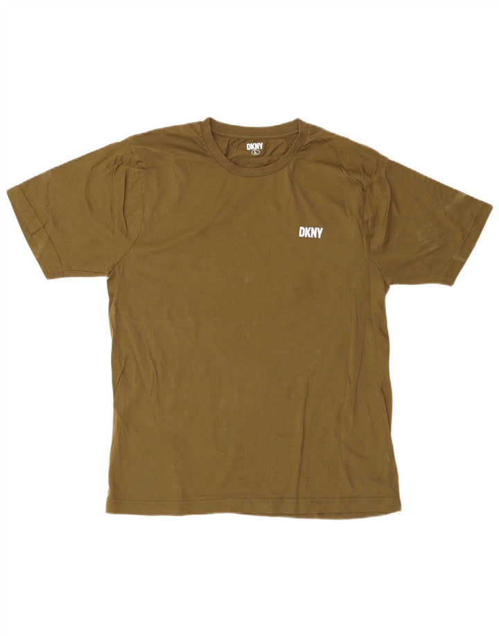 Tricou pentru bărbați Dkny Top mare din bumbac kaki