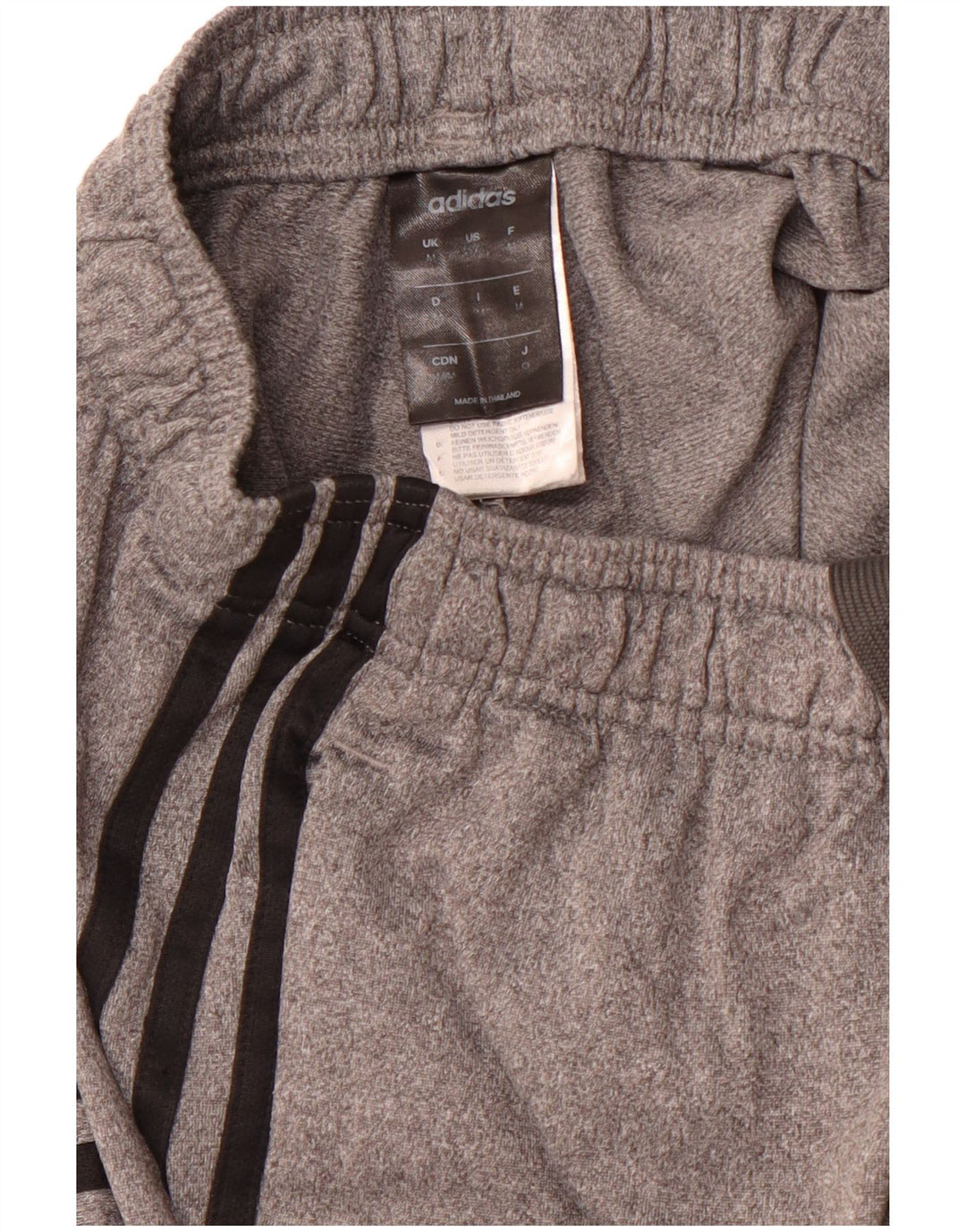 Pantaloni de trening ADIDAS pentru femei UK 12 Medium Gri Poliester