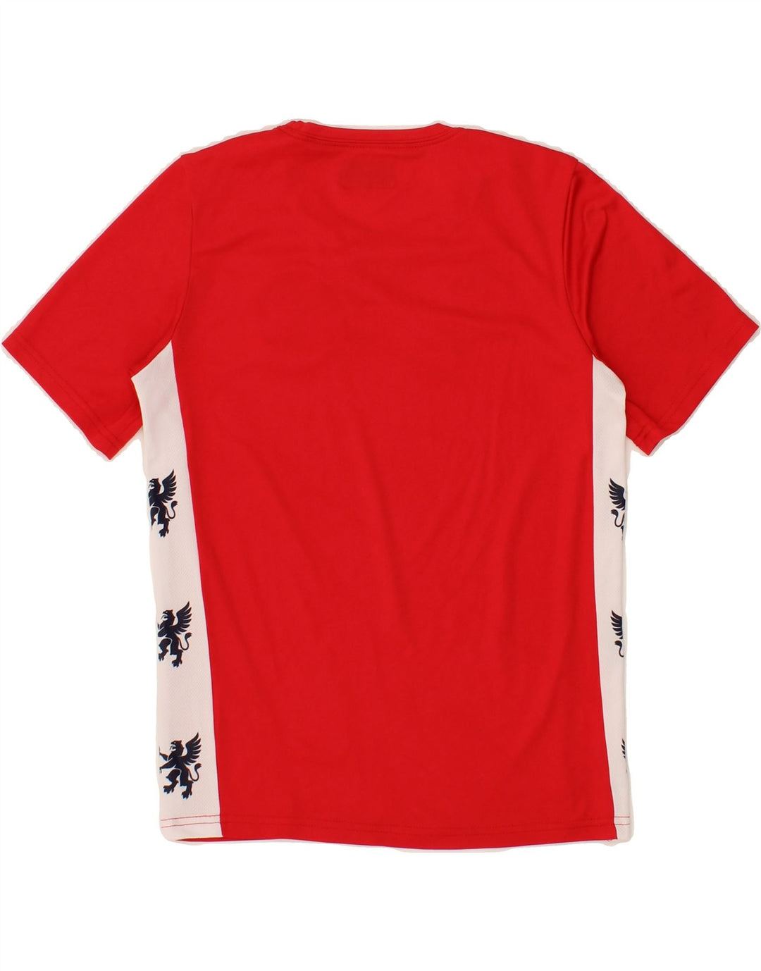 KAPPA Boys Graphic T-Shirt Top 11-12 Years Red Colourblock Polyester Vintage Kappa and Second-Hand Kappa from Messina Hembry 