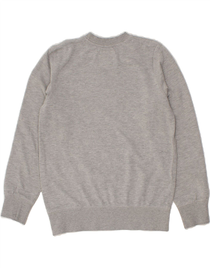 LEVI'S Boys Graphic Sweatshirt Jumper 15-16 Years Grey Flecked Cotton Vintage Levi's and Second-Hand Levi's from Messina Hembry 