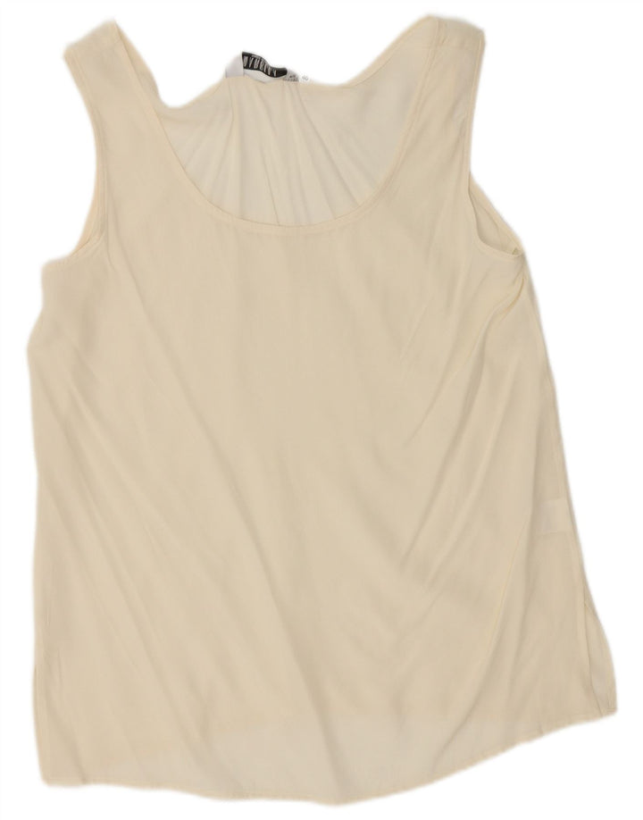 Vest Vest Top Femei Marella IT 46 Mare Mătase alb