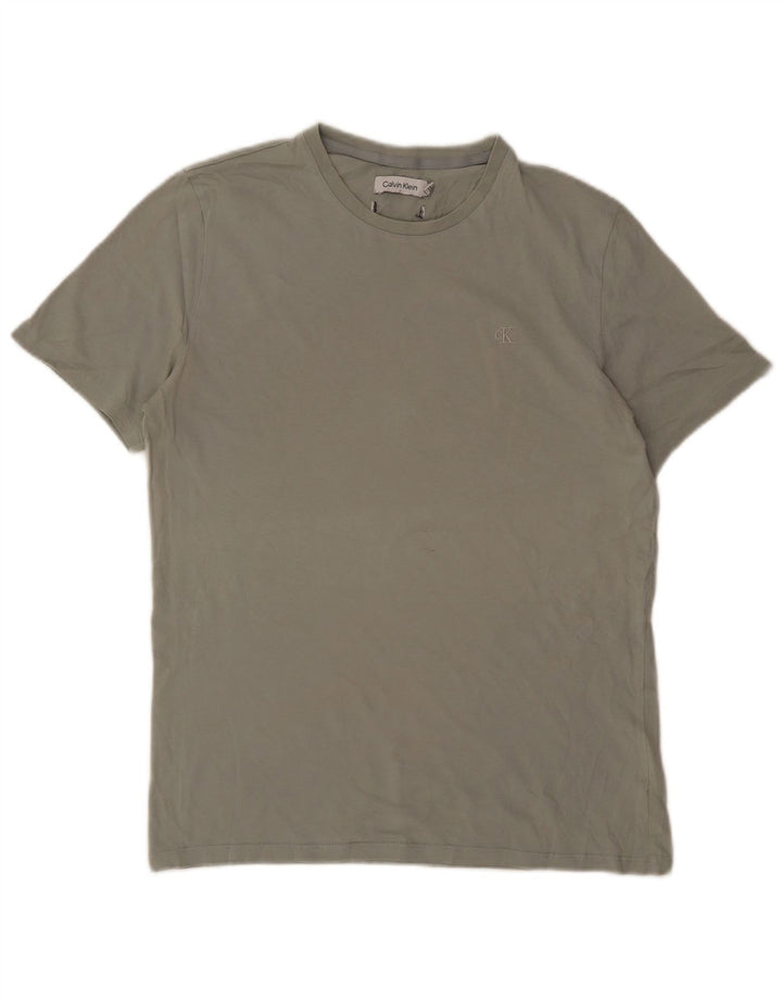 CALVIN KLEIN Tricou Bărbați Top Mic Gri Bumbac