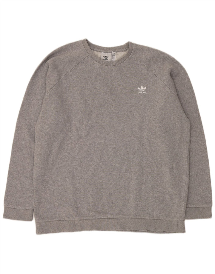 Hanorac pentru bărbați Adidas Jumper XL, bumbac cu pete gri