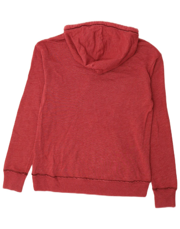 Pulover Hollister pentru damă, cu grafică, UK 10, bumbac roșu mic