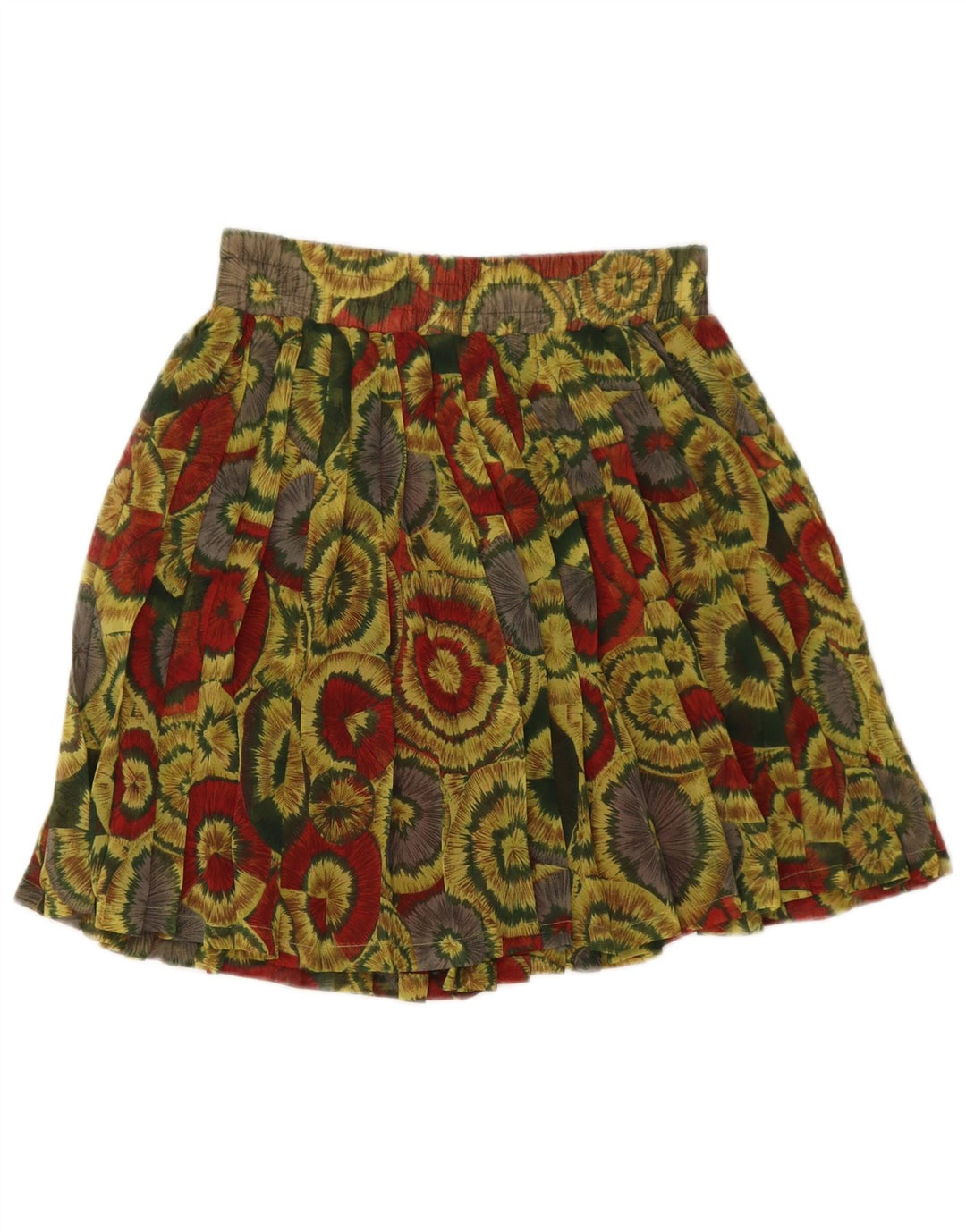 Fusta Plisată Vintage Femei EU 38 Medium W30 Multicolor