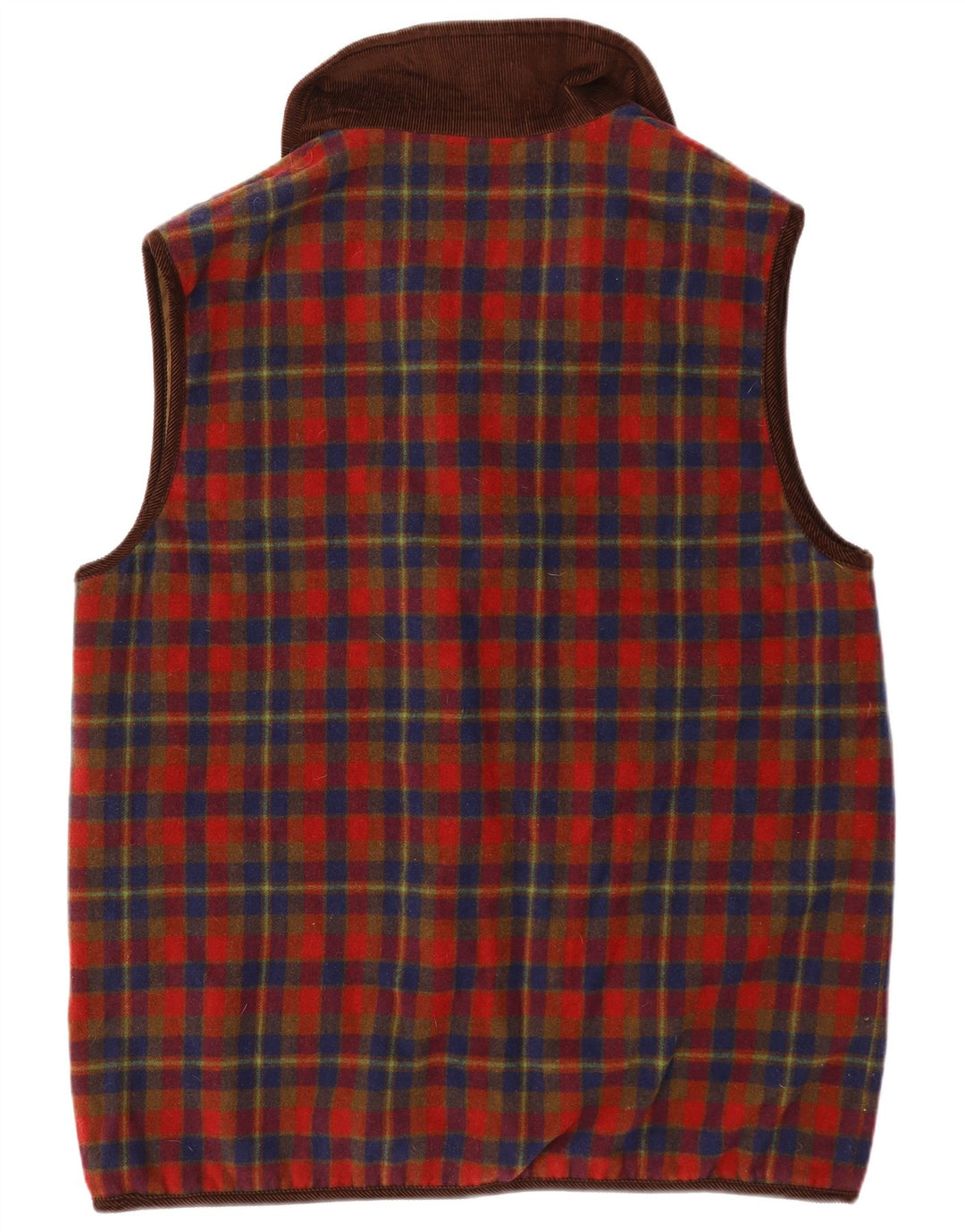 Gilet reversibil pentru femei Ulla Popken UK 20 2XL Lână maro