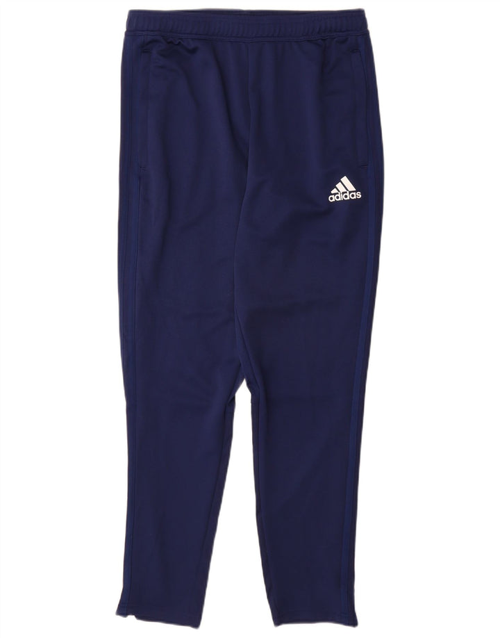 Pantaloni de trening Adidas Climacool pentru bărbați, poliester mediu albastru bleumarin