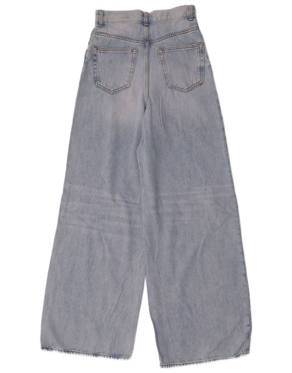 Blugi pentru femei cu talie înaltă Zara EU 34 2XS L24 L33 Albastru