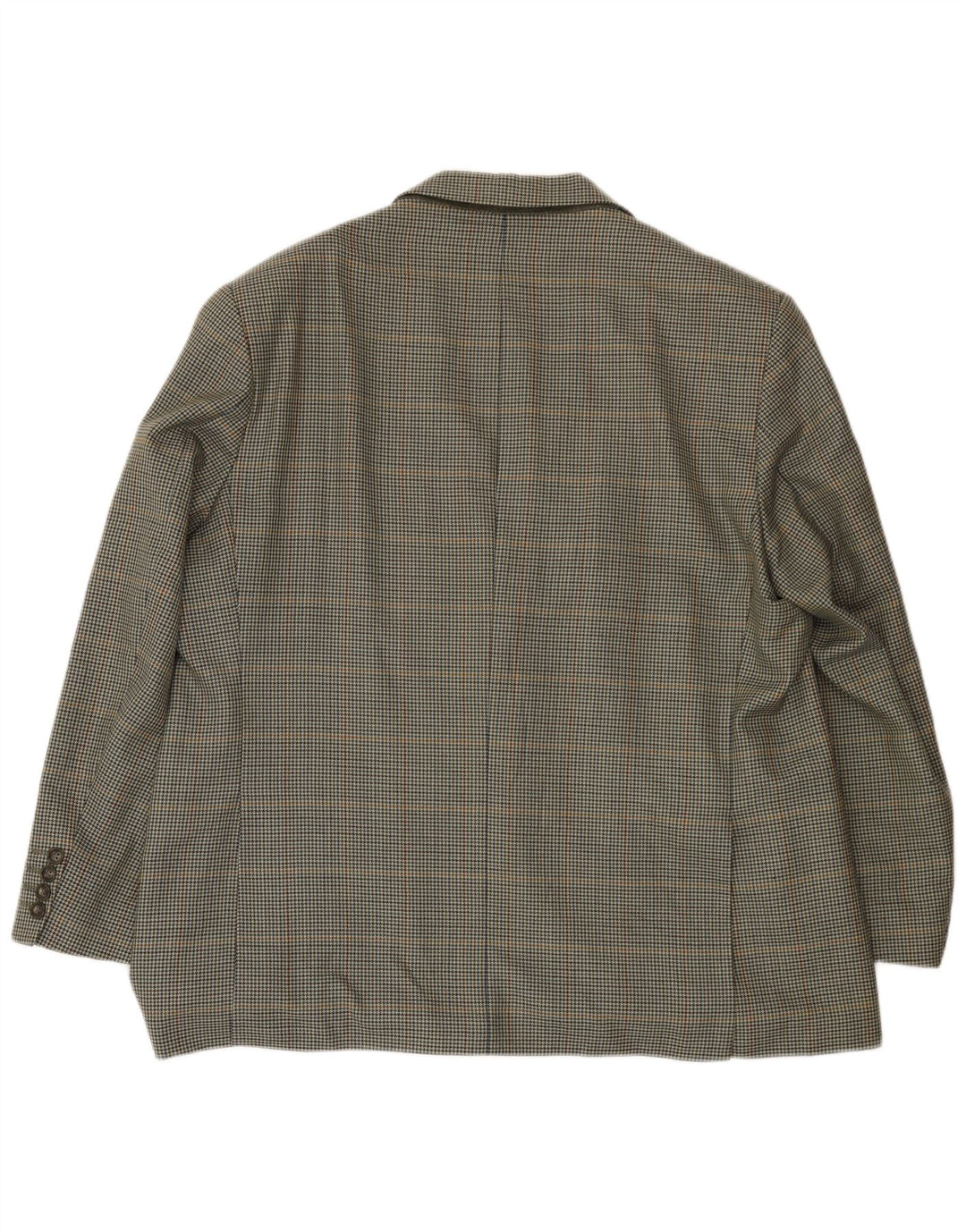 Jachetă pentru bărbați Marks & Spencer, cu 2 nasturi, UK 46 XL, verde Houndstooth