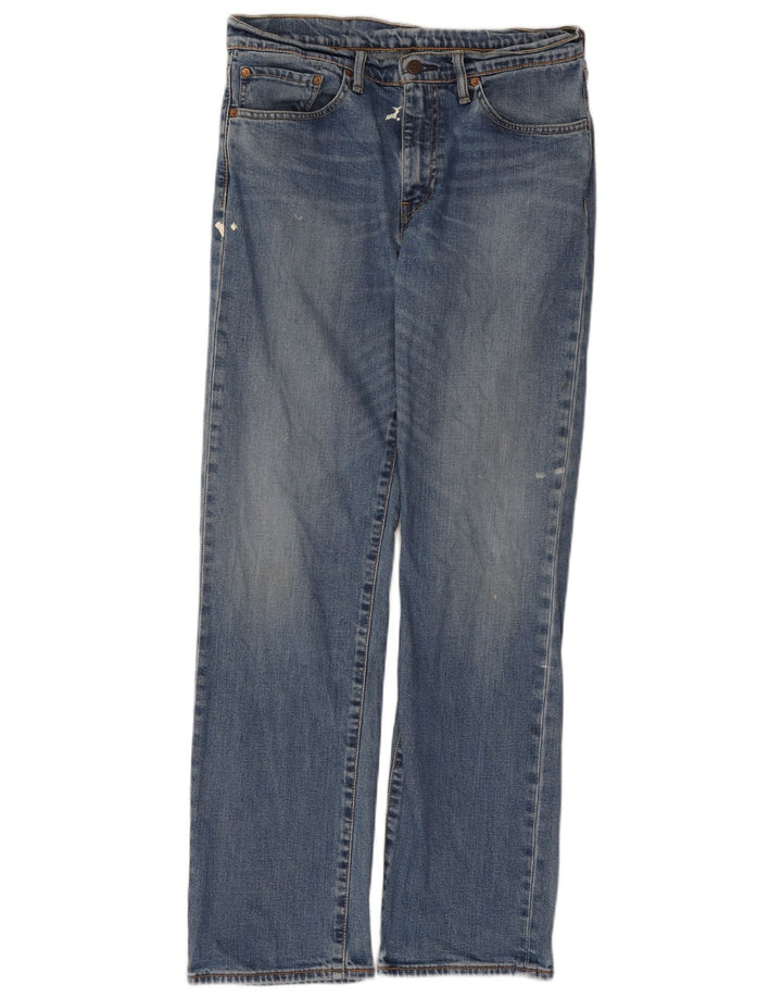 Blugi drepti pentru bărbați Levi's 751 W32 L32 Bumbac albastru