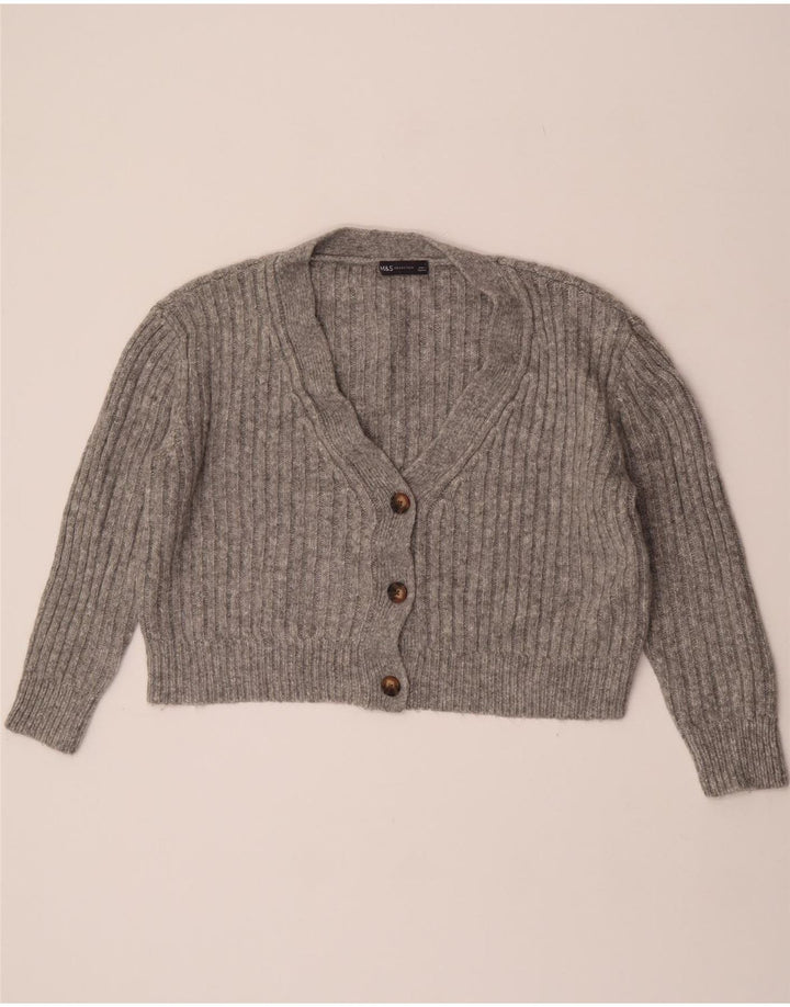 Pulover cardigan supradimensionat pentru femei Marks & Spencer UK 16 mare gri
