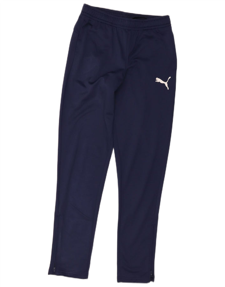 Pantaloni de trening Puma pentru baieti 13-14 ani, bleumarin