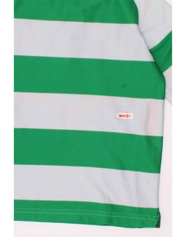 Tricou grafic pentru băieți Adidas Top 4-5 ani Poliester cu dungi verzi