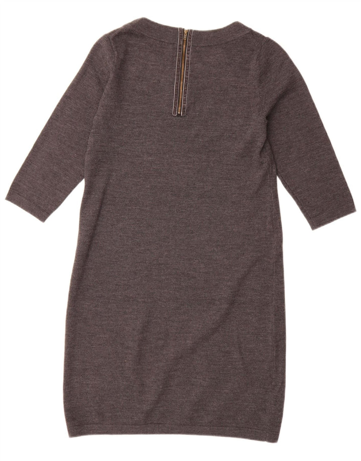 Rochie Jumper Boden pentru femei cu mâneci 3/4 UK 12, gri mediu