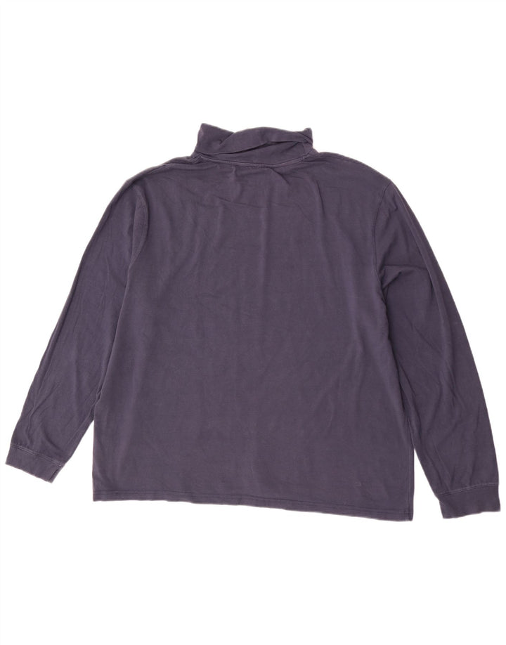 Marks & Spencer Top pentru bărbați cu mânecă lungă 2XL, bumbac bleumarin