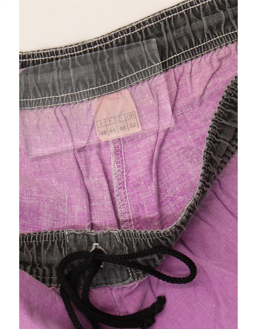 Pantaloni scurți casual pentru bărbați vintage W32 bumbac violet mediu