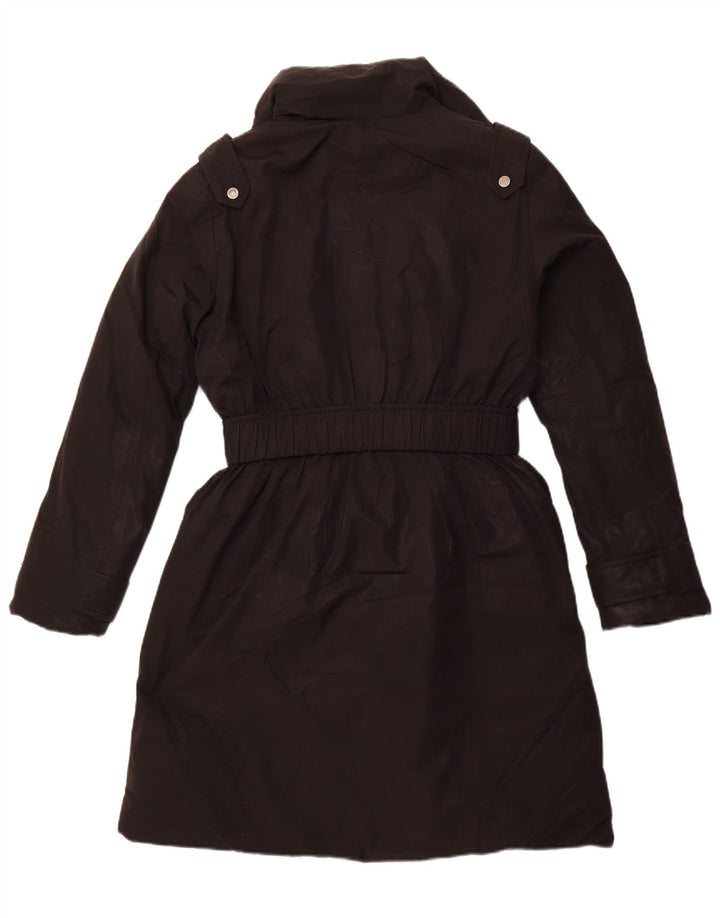 MASSIMO DUTTI Jachetă căptușită pentru femei UK 18 XL Negru poliester iarnă