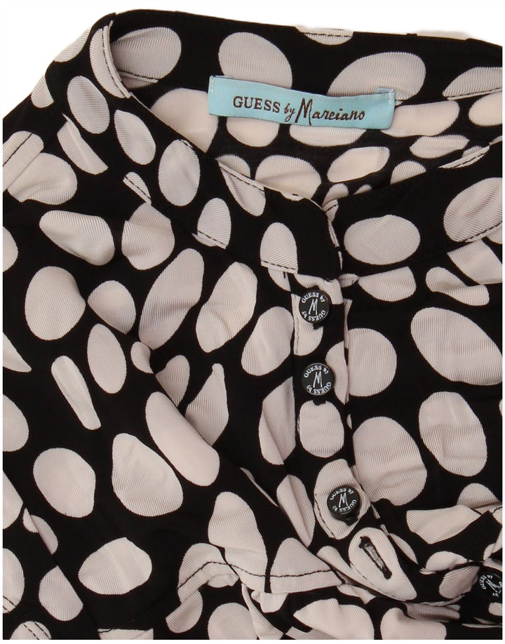 Rochie pentru femei GUESS BY MARCIANO cu talie scazuta UK 12 Medium Black Spotted