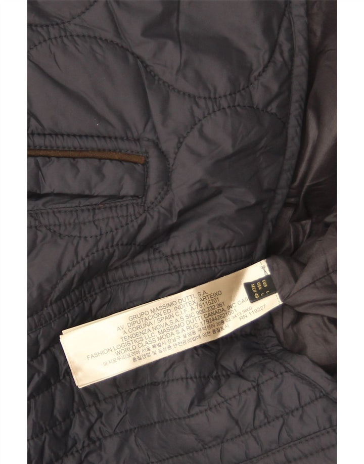 Massimo Dutti jachetă matlasată pentru bărbați UK 40 mare nailon bleumarin