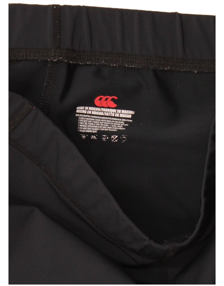 Pantaloni scurți sport de compresie CANTERBURY pentru bărbați, nailon mediu negru