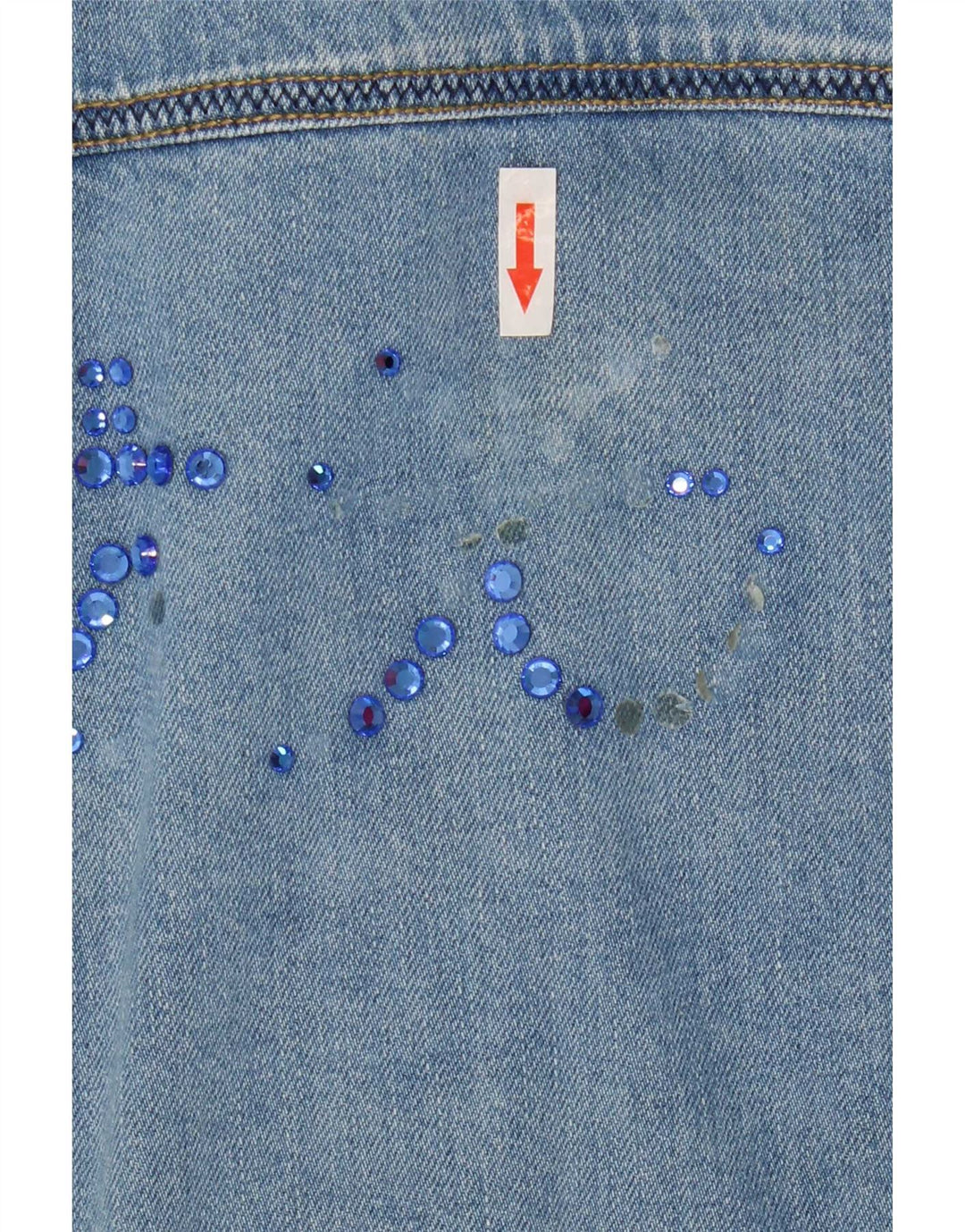 Jachetă de blugi Antonette pentru femei UK 18 XL Bumbac albastru