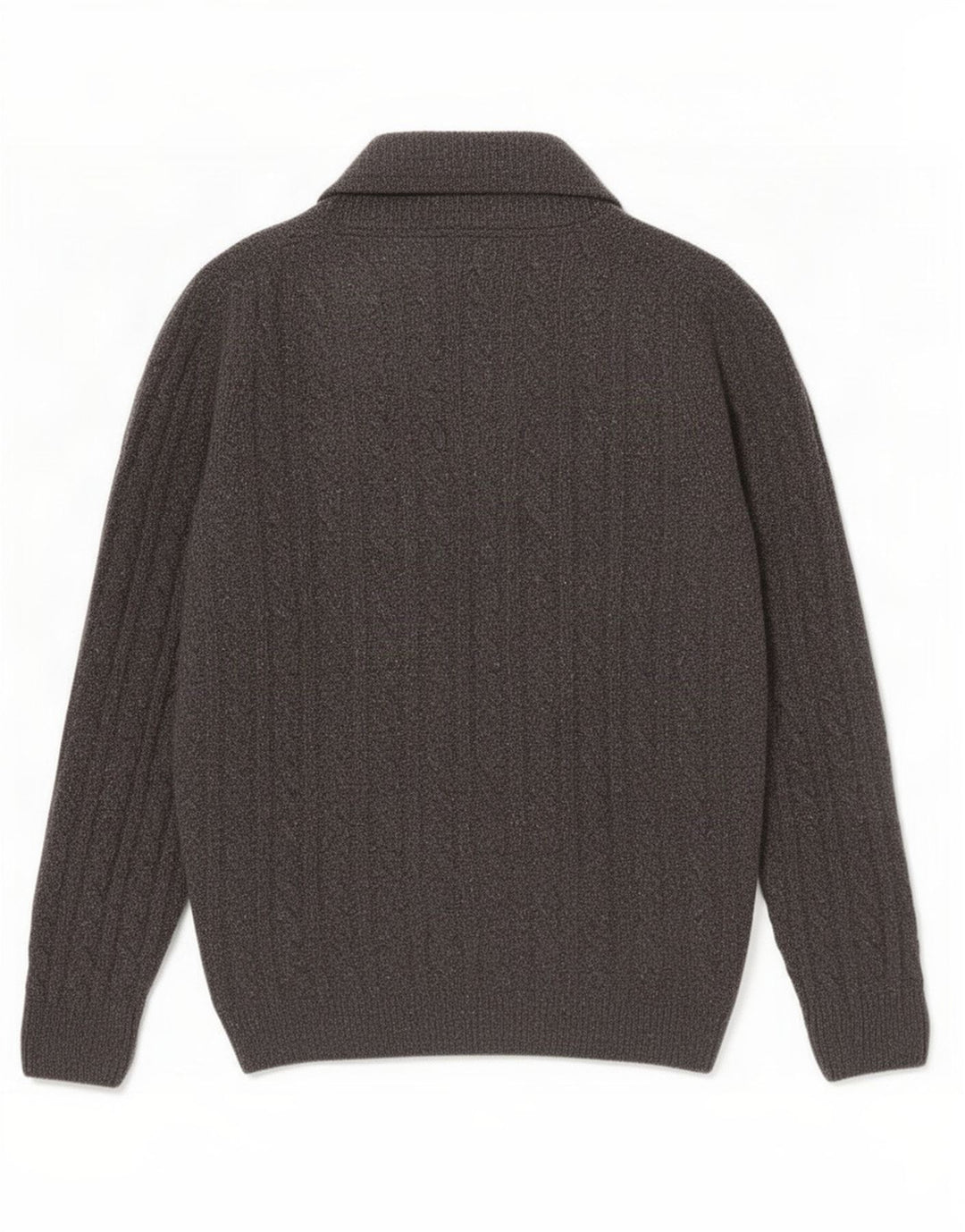 Pulover cardigan pentru bărbați Massimo Dutti, lână mare, gri