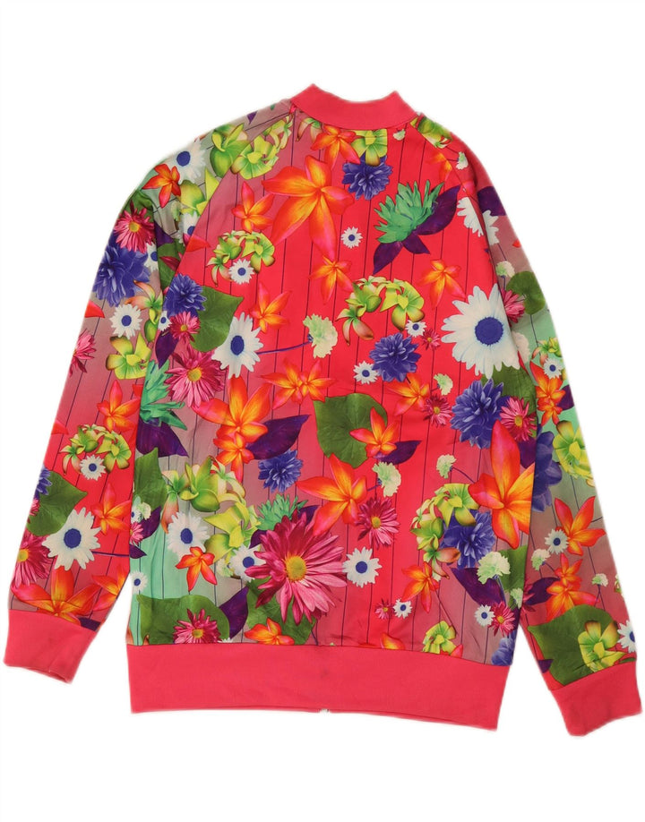 Jachetă de trening pentru fete ADIDAS 12-13 ani, multicoloră, florală