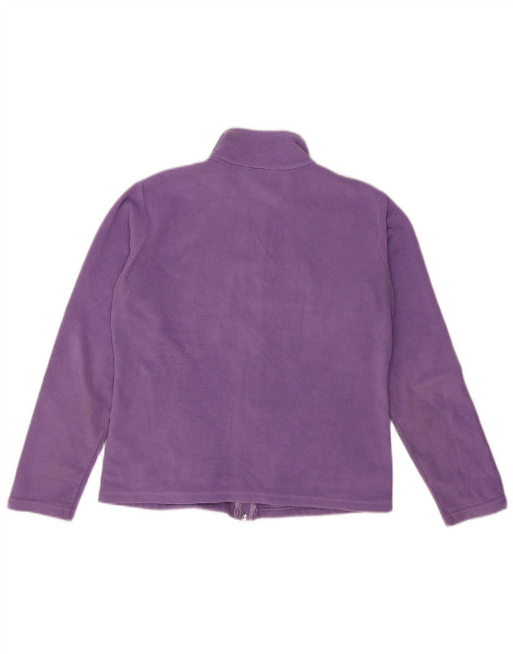 Jachetă fleece pentru femei Marks & Spencer UK 12 Poliester violet mediu